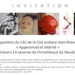 Le Lieu d’Art et de Culture du Lycée Jean Monnet accueille une nouvelle exposition