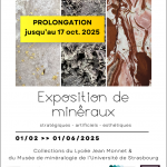 Exposition de minéraux au LAC